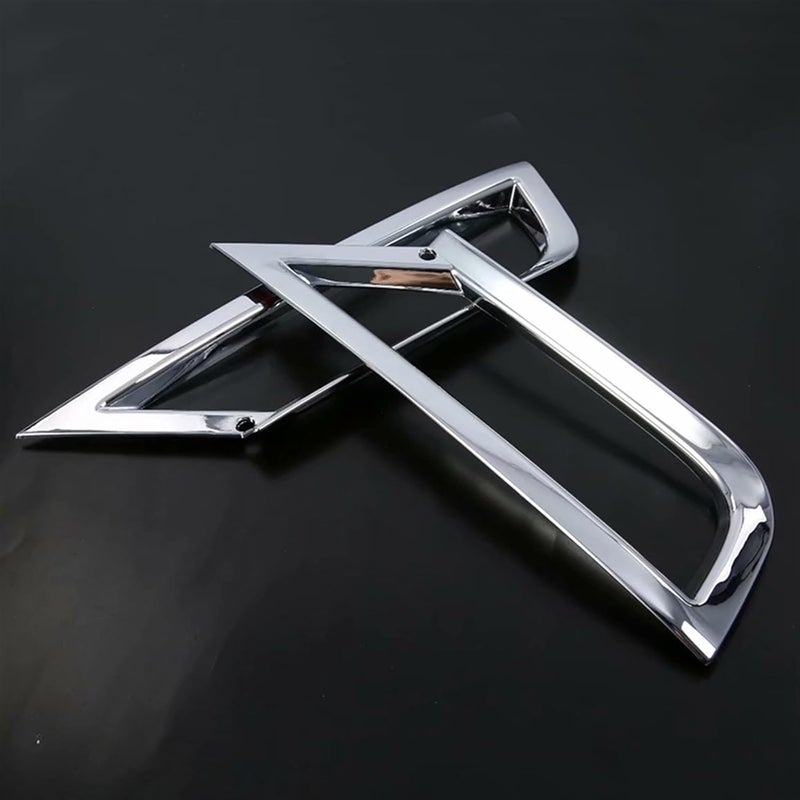 QASULER ABS Chrome Fog Light Covers for VW T-ROC - Image 3