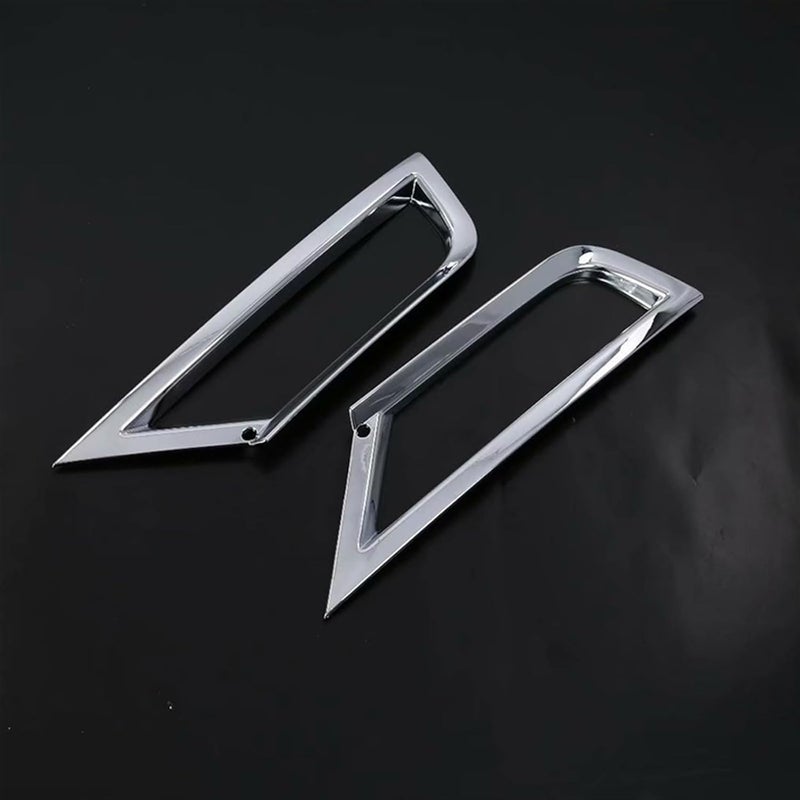 QASULER ABS Chrome Fog Light Covers for VW T-ROC - Image 4