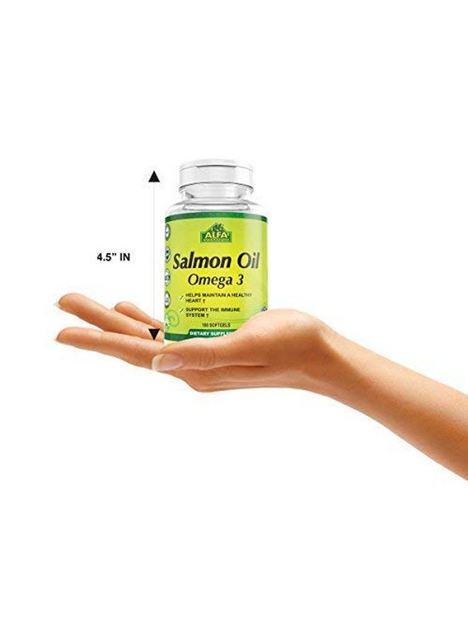 alfa vitamins Salmon Oil 100 Softgels Fish Oil Epa Dha Essential Fatty Acids 100 Softgels  - Image 4