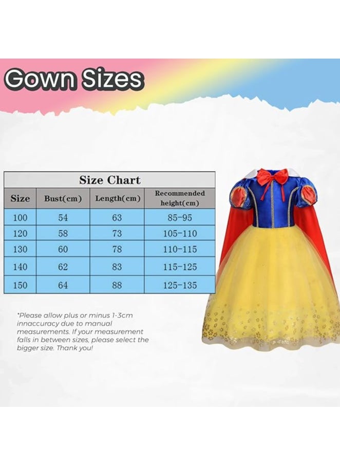 Home Smart Home Smart Queen Costume for Girls with Princess Crown Wand and Accessories Ideas for Birthday Party Gift  - Image 2