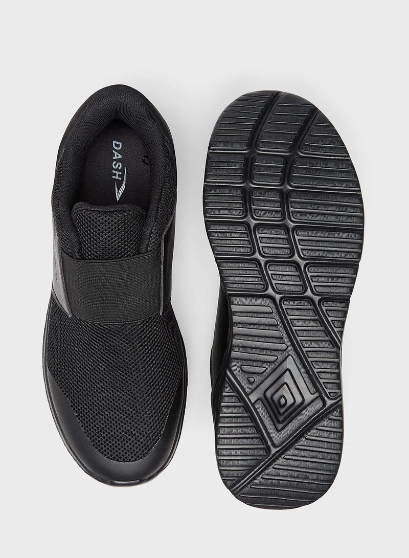 داش Wide Toe Slip Ons