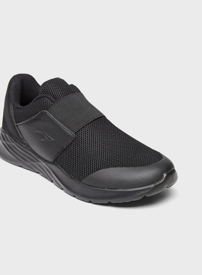 داش Wide Toe Slip Ons