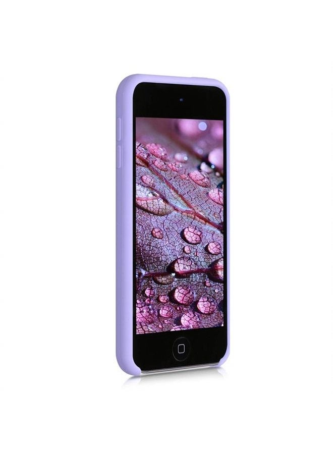 kwmobile TPU Silicone Case Compatible with Apple iPod Touch 6G / 7G (6th and 7th Generation) - Case Soft Flexible Protective Cover - Lavender  - Image 2
