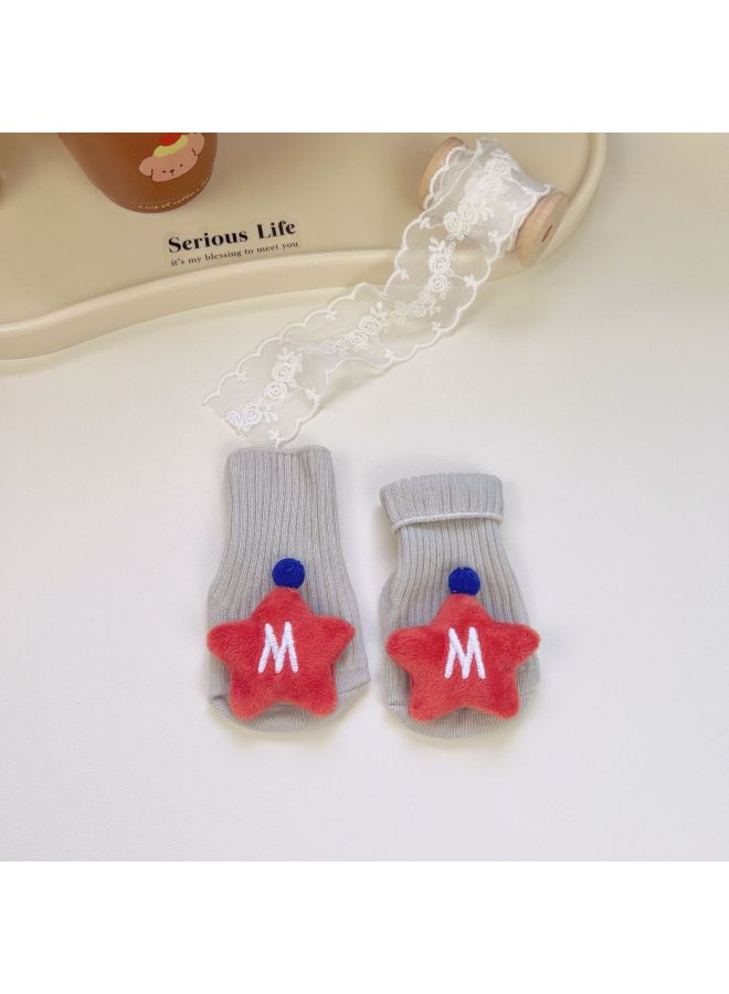 Double Needle Plush Children's Socks, All-season 3d Cartoon Plush Mid-calf Socks, Baby Non-slip Socks Manufacturer