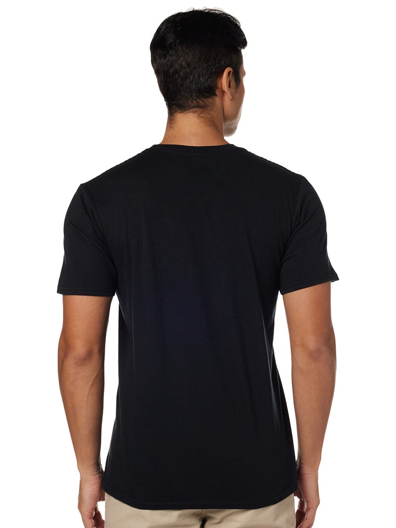 Star Wars Men's Classic Vintage Simple Logo T-Shirt, Black, Medium - Image 4