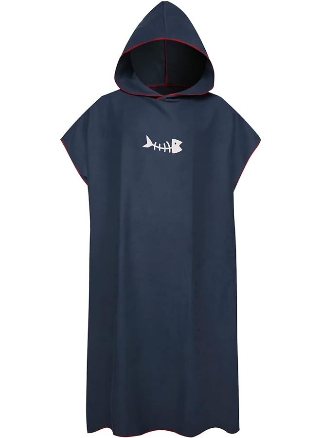 Zaboon Surf Poncho Changing Towel With Hood Microfiber Beach Blanket Bath Swim Towel Wetsuit Poncho For Adults - Image 1