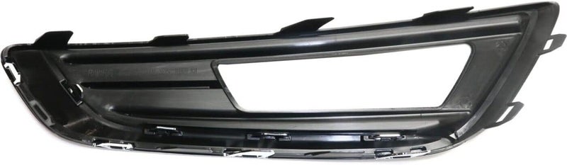 BXZ Front Foglight Foglamp Bezel Cover with Chrome Trim for 2015-2018 Ford Focus S SE Titanium - Pair RH LH - Image 4