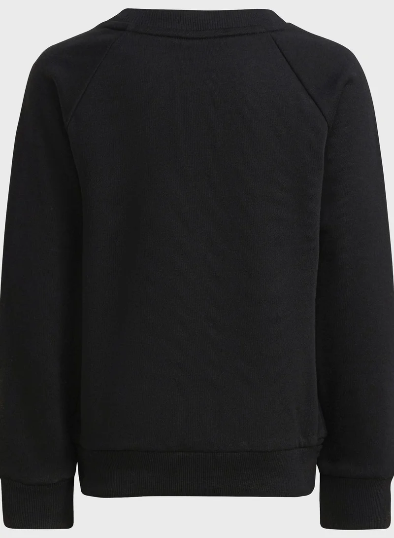 Adidas Little Kids Badge of Sport French Terry Tracksuit