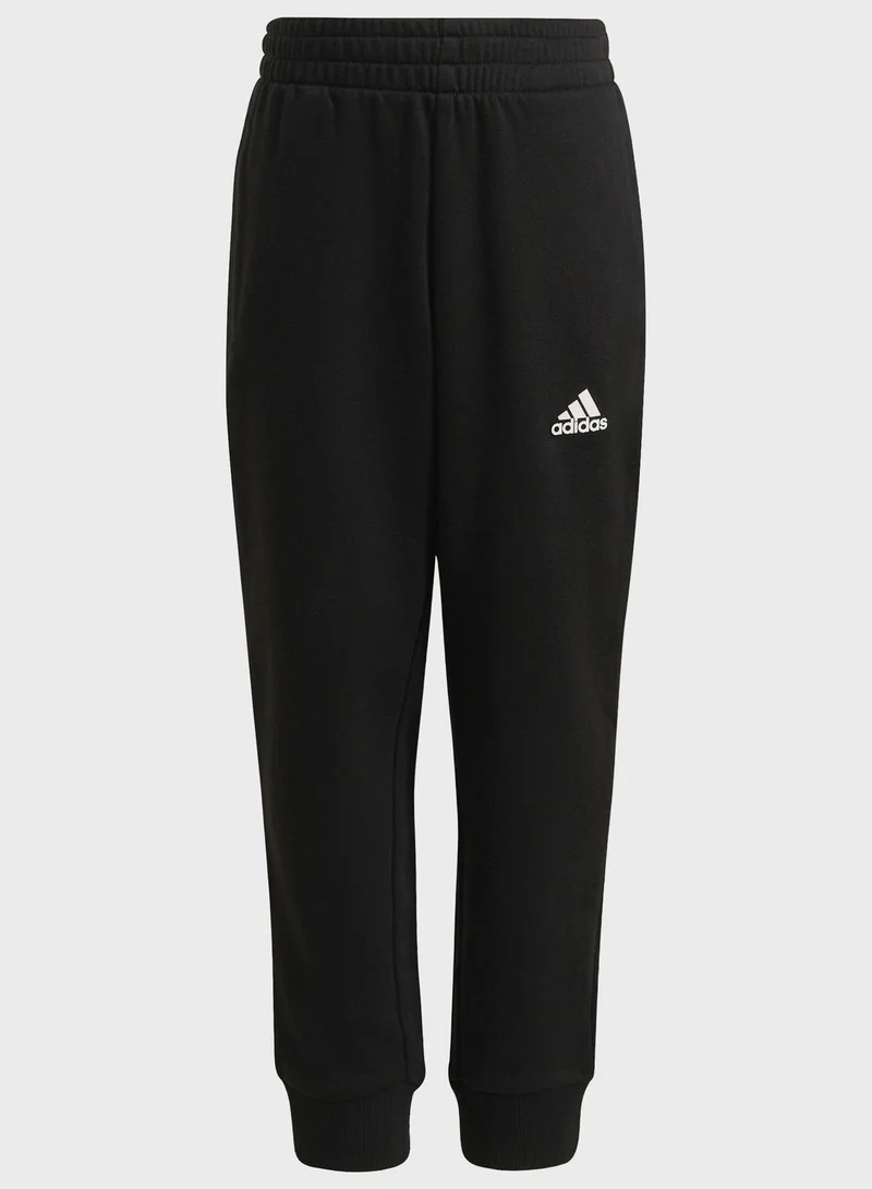 Adidas Little Kids Badge of Sport French Terry Tracksuit