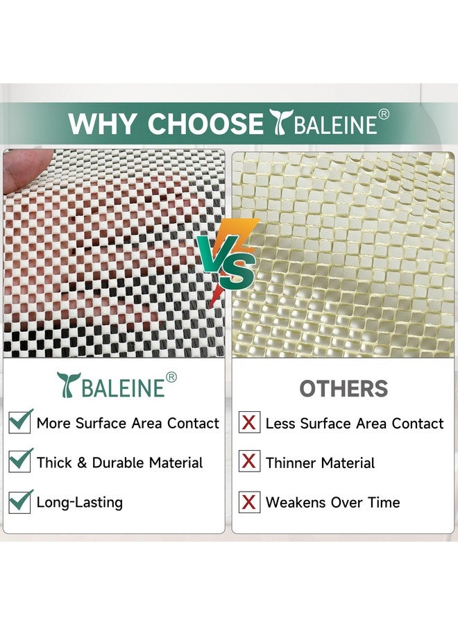 Baleine BALEINE Non Slip Rug Pad Rug Gripper for Hardwood Floors, Extra Thick Non Slip Mat Under Carpet (8'x10')  - Image 3