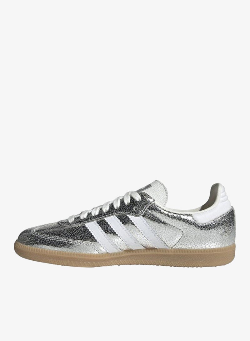 اديداس اوريجينالز أحذية أديداس سامبا   فضية أصلية للنساء - Image 5