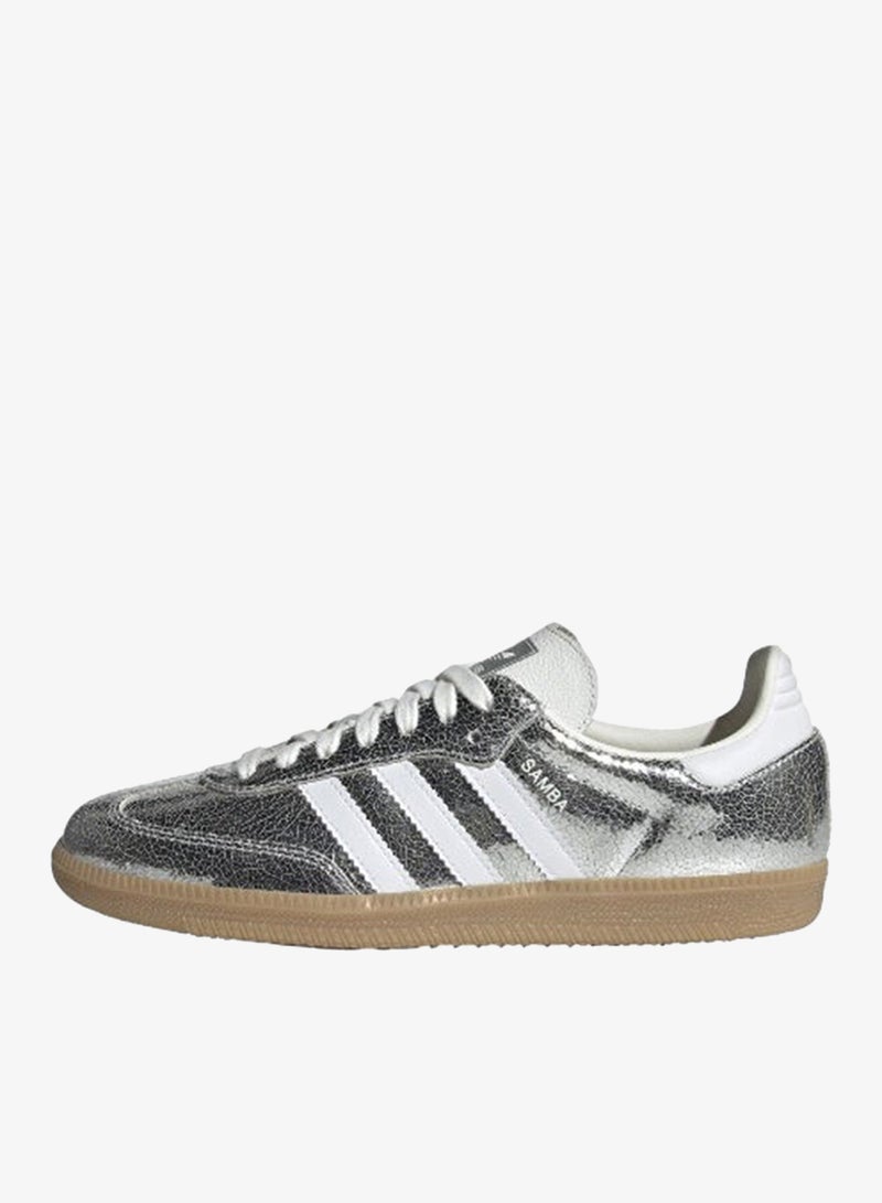 اديداس اوريجينالز أحذية أديداس سامبا   فضية أصلية للنساء - Image 1