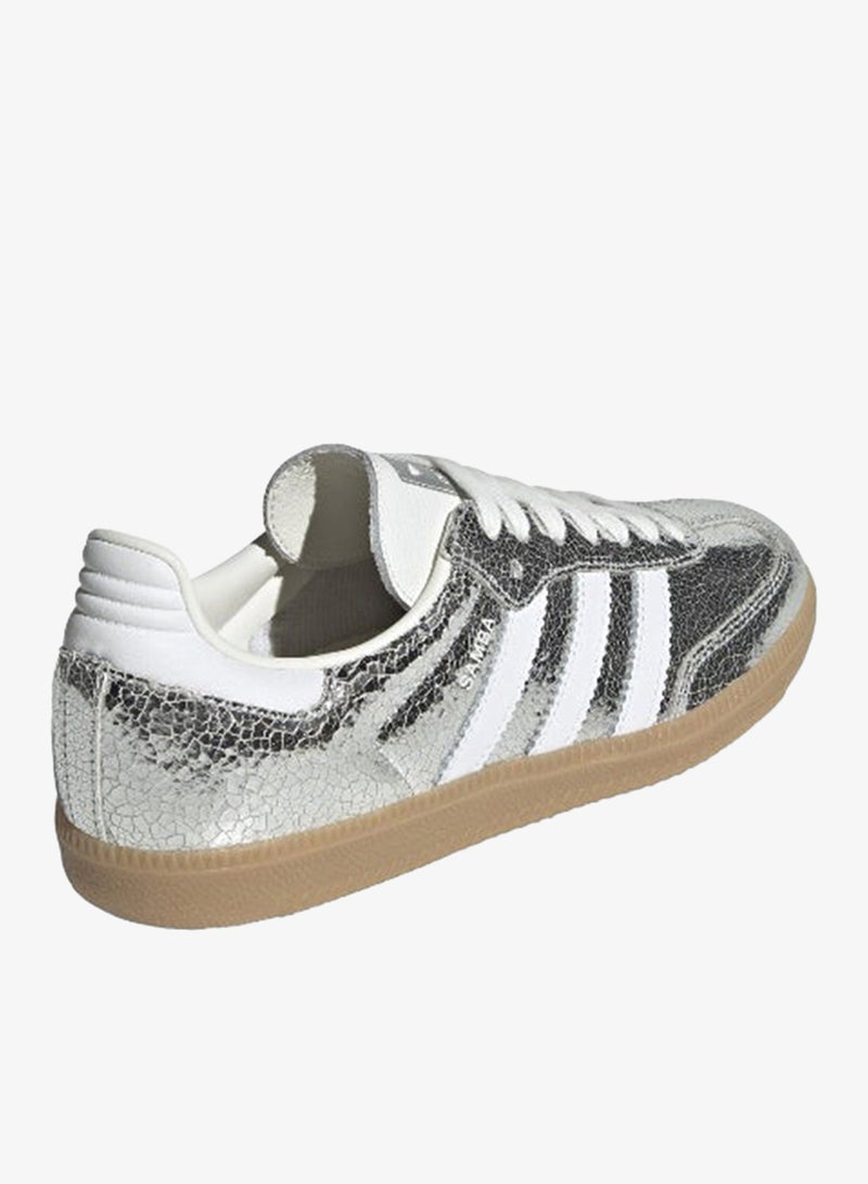 اديداس اوريجينالز أحذية أديداس سامبا   فضية أصلية للنساء - Image 3