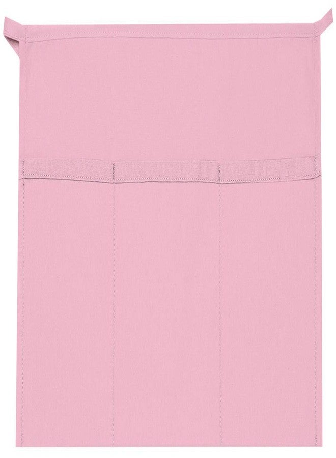 Rexzo Unisex 3 Pocket Deluxe Waist Apron for Waiters, Waitresses, and Food Servers– Made in the USA - Regular Pink - Image 2
