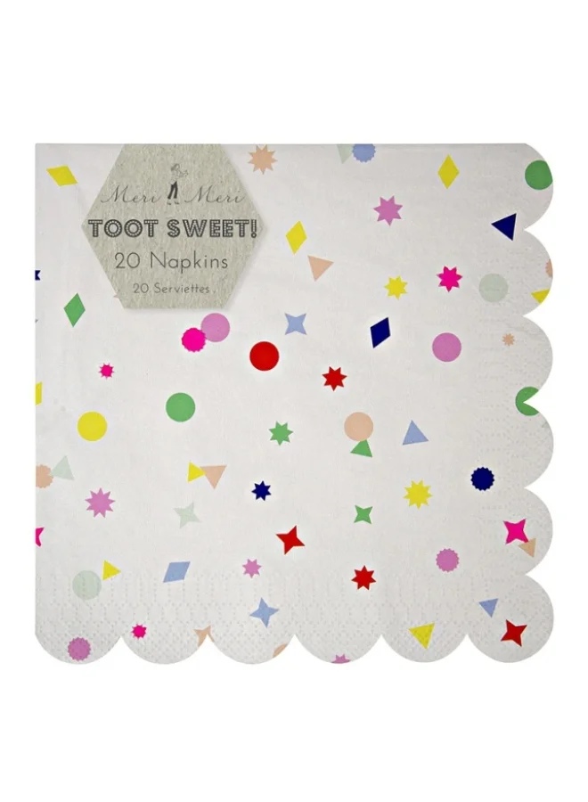Meri Meri Toot Sweet Charms Large Napkin