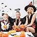 Antspirit Angel Black Wings and Halo Angel Costume for Girls Kids Women Halloween Black - Image 3