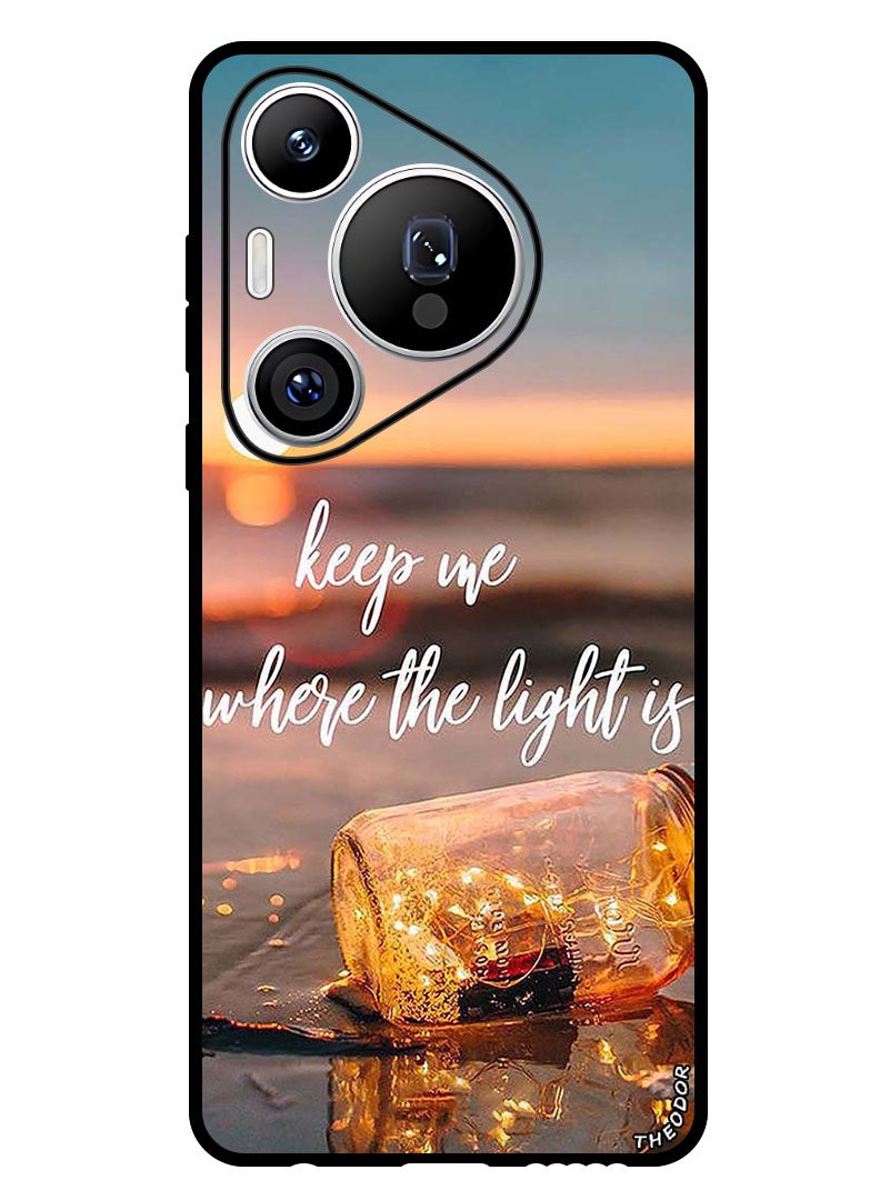 Theodor Protective Case Anti Scratch Shock Proof Bumper Cover For Huawei Pura 70 Pro Plus Keep Me Where The Light - Image 1