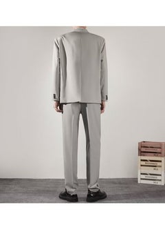 KUYING New Casual Slim Fit Suit Two-Piece Set  - Image 2