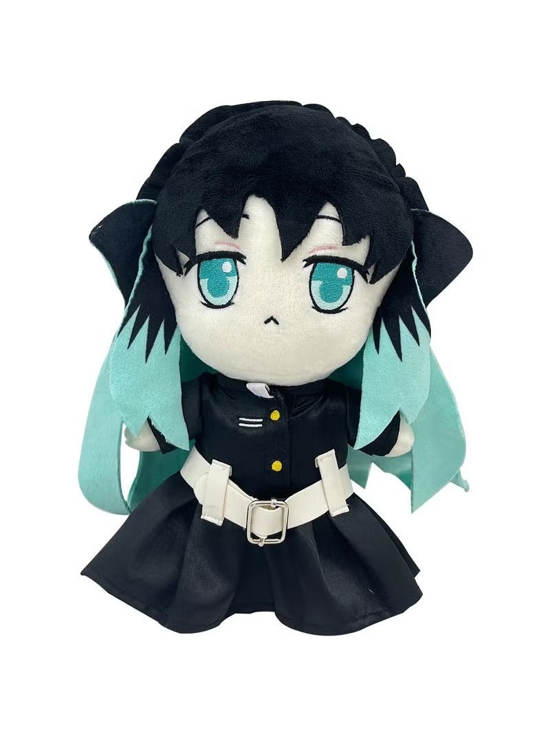 general Demon Slayer Tokitou Muichiro Plush Toy 26cm Anime Kimetsu No Yaiba Stuffed Plushie Doll Kids Toy Gift Cartoon Doll Toys - Image 1