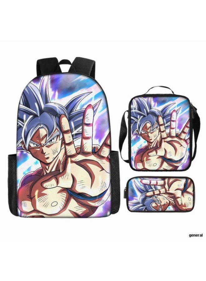 عام حقيبة ظهر مطبوعة عالمية مشتركة - مجموعة حقائب ظهر من ثلاث قطع (متوفرة للطلاب والأطفال والأصدقاء في النزهايات وتسلق الجبال وما إلى ذلك) - 54 - Image 1