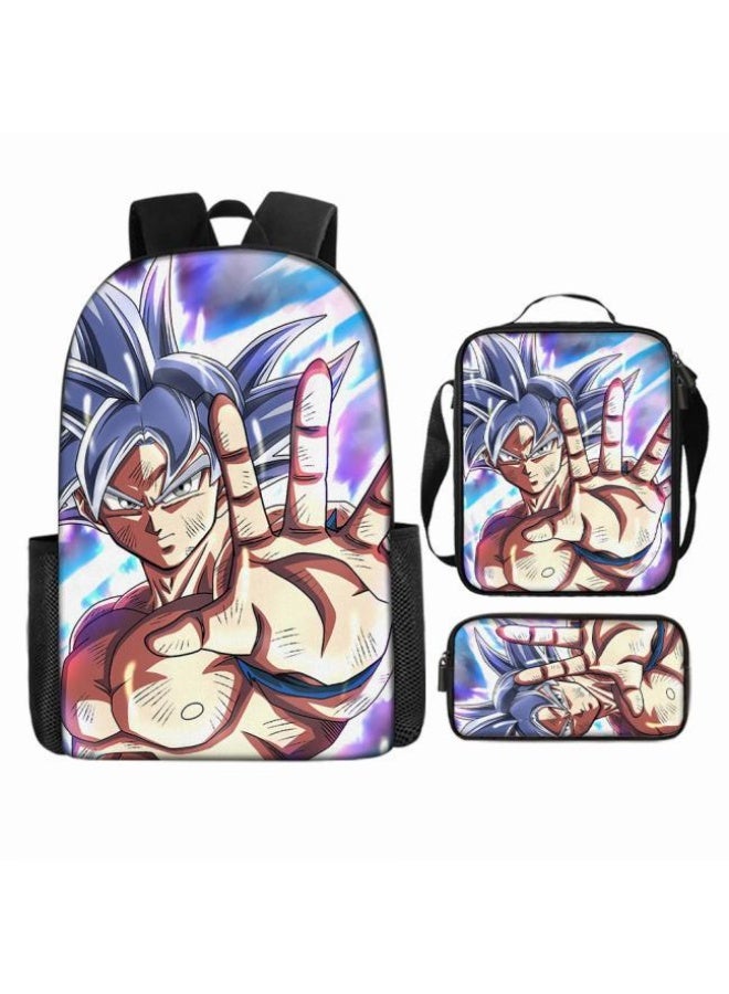 عام حقيبة ظهر مطبوعة عالمية مشتركة - مجموعة حقائب ظهر من ثلاث قطع (متوفرة للطلاب والأطفال والأصدقاء في النزهايات وتسلق الجبال وما إلى ذلك) - 54 - Image 3