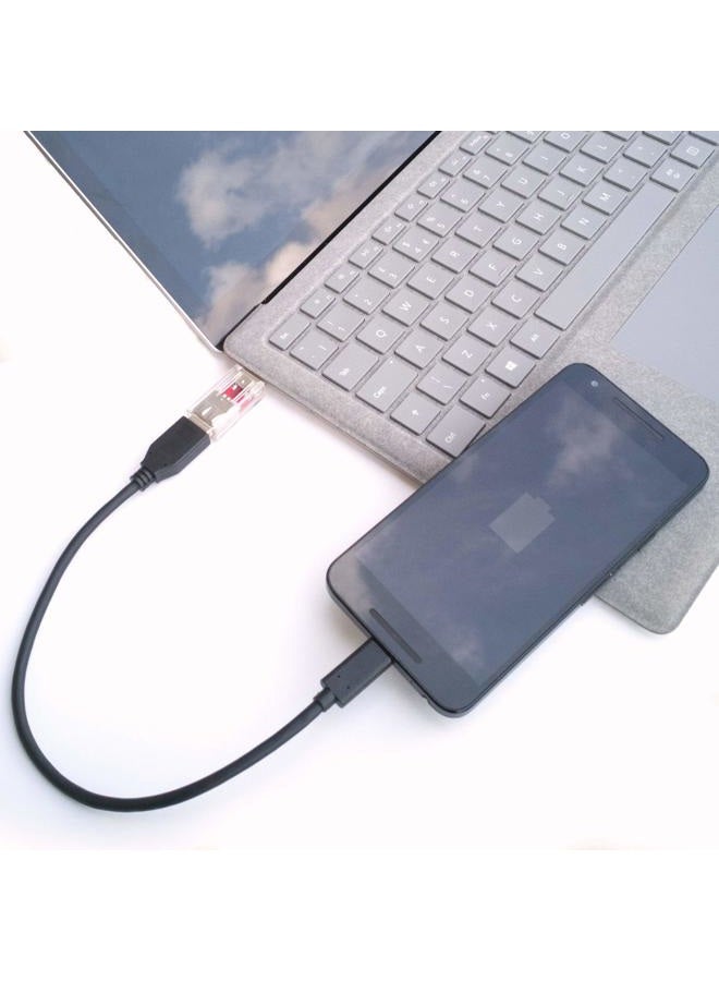 PortaPow USB Data Blocker - Protect Against Juice Jacking (Transparent, 2) - Image 4