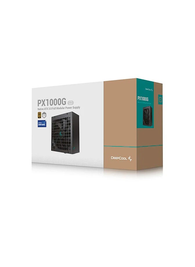 DEEPCOOL - PX1000G 1000W ATX 3.0 Power Supply – Fully Modular 80 PLUS Gold PSU with 12V-2x6, Dual EPS, and Triple PCI-e Ports for Stable and Efficient Power Delivery - Image 1