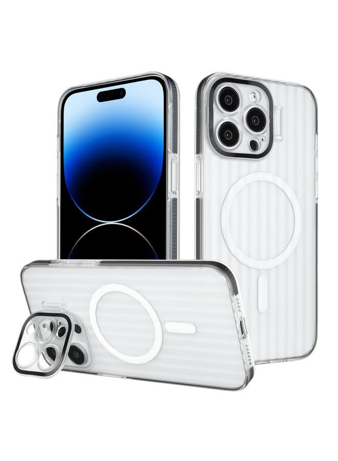 erorex Case For iPhone 14 Pro Max Color Edge Lens Holder MagSafe Magnetic Phone Case - Image 1