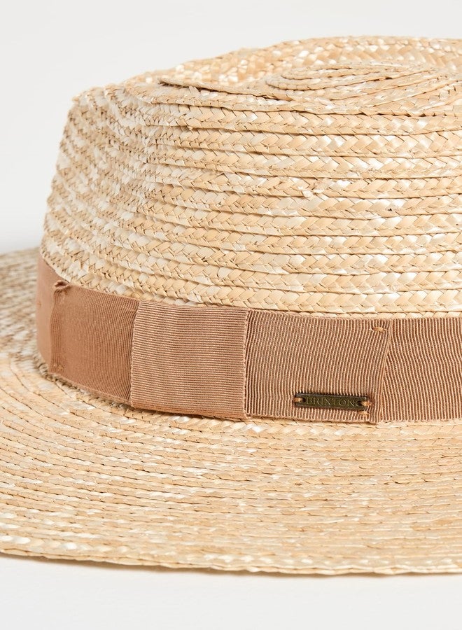 Brixton Women's Joanna Straw Hat, Honey/Lion, Tan, XS - Image 3