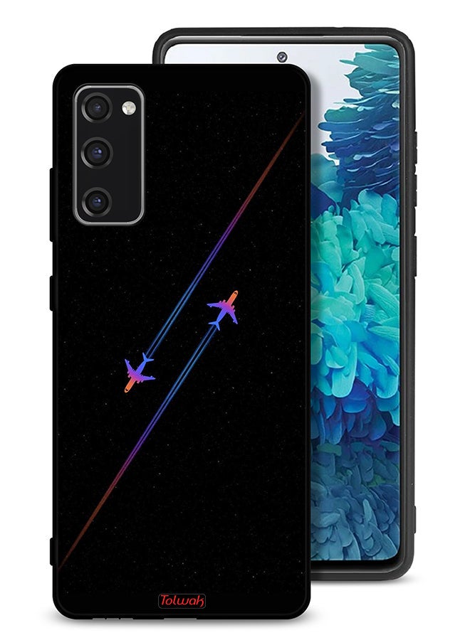 Tolwak Samsung Galaxy S20 FE Protective Case Cover Airplanes Art - Image 1