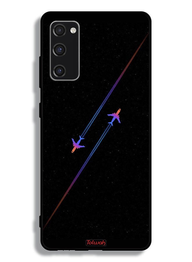 Tolwak Samsung Galaxy S20 FE Protective Case Cover Airplanes Art - Image 2