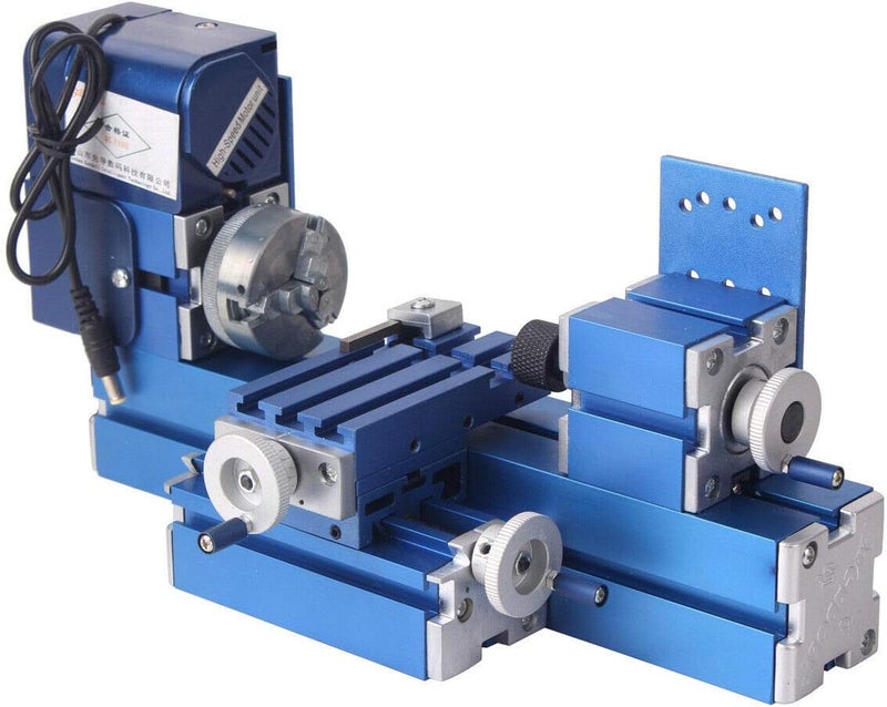 klarako Metal Mini Turning Lathe Machine Motorized Metalworking DIY Wood Tool Universal - Image 2