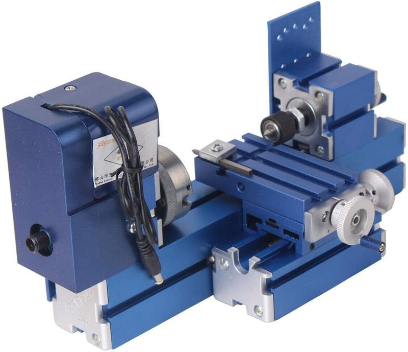 klarako Metal Mini Turning Lathe Machine Motorized Metalworking DIY Wood Tool Universal - Image 3