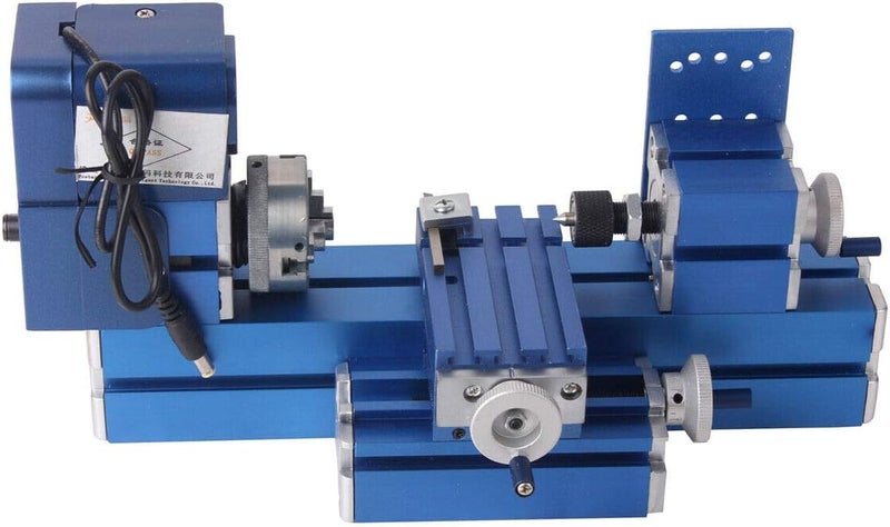 klarako Metal Mini Turning Lathe Machine Motorized Metalworking DIY Wood Tool Universal - Image 1