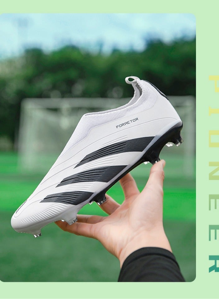 Men's Soccer Cleats, Suitable For Outdoor And Indoor Professional Youth Boys Soccer Cleats, Unisex Soccer Cleats.  - Image 3