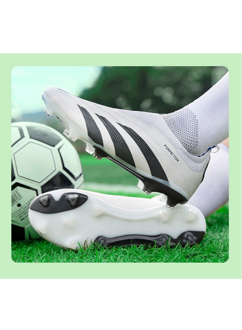 Men's Soccer Cleats, Suitable For Outdoor And Indoor Professional Youth Boys Soccer Cleats, Unisex Soccer Cleats.  - Image 4