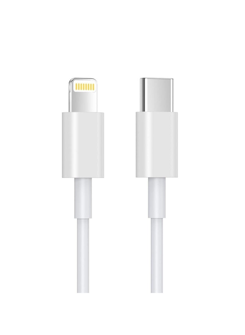 erorex - USB-C to Lightning Cable (1m) Compatible with iPhone Fast Charger Lightning Cable - Image 1