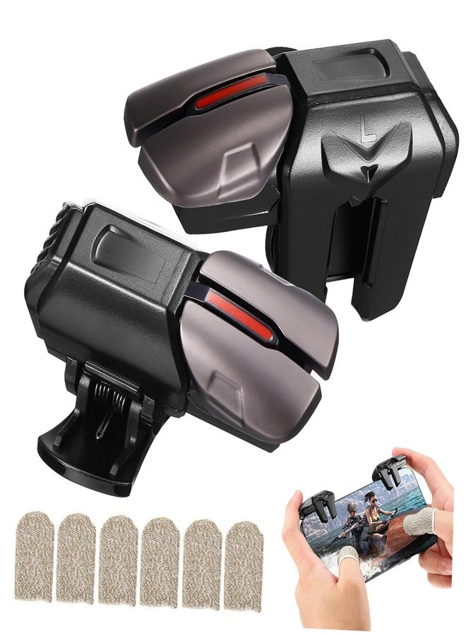 ARTIBETTER 1 Pair Auxiliary Button Mobile Triggers Mobile Game Sleeve P-ubg Sleeve Mobile Gaming Sleeves Mobile Gaming Triggers Touch Screen G21 Supplies - Image 1