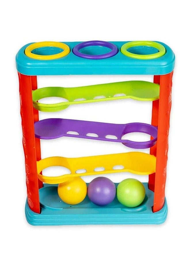 Magicwand - Plastic Ball Drop Rolling & Swirling Hammer Ball Tower Ramp For Baby And Toddlers【Made In India】【Pack Of 1】【Multicolored】 - Image 1