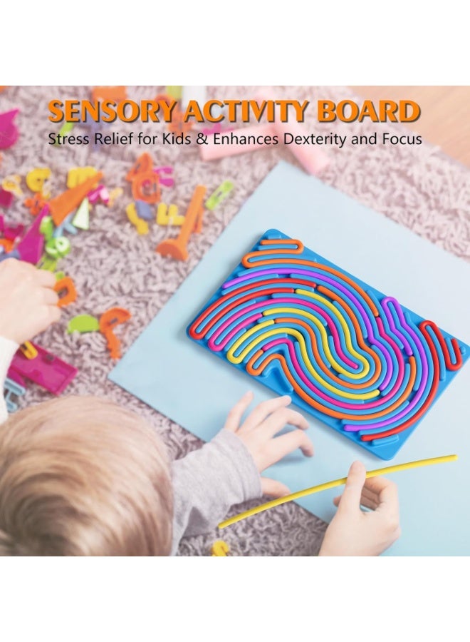 general Sensory Fidget Toys for Kids Toddler Boys ,Sensory Activity Board for Stress Anxiety Autistic ADHD, Calm Down Travel Airplane Essentials Toys for 3+ Year Old, Stuffers Gifts for Teen Girls - Image 3