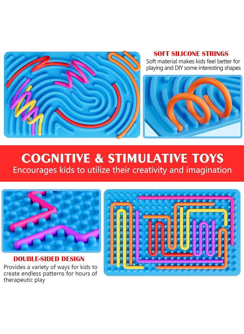 general Sensory Fidget Toys for Kids Toddler Boys ,Sensory Activity Board for Stress Anxiety Autistic ADHD, Calm Down Travel Airplane Essentials Toys for 3+ Year Old, Stuffers Gifts for Teen Girls - Image 2