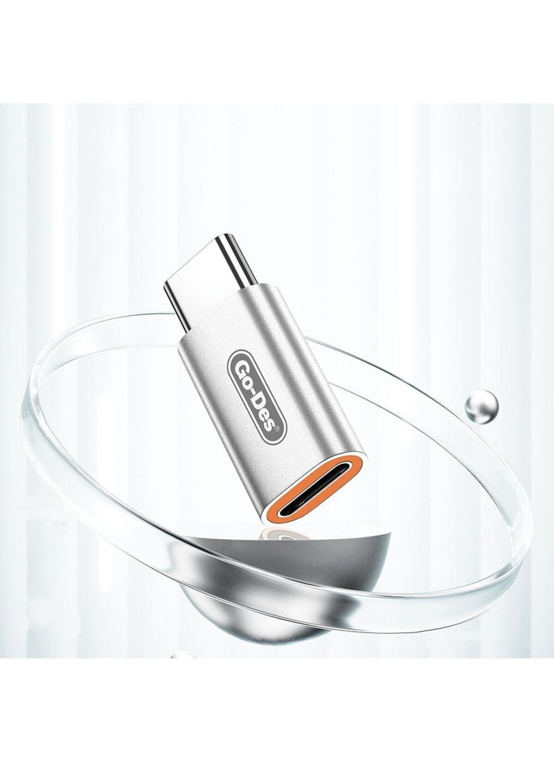 GO-DES Go-Des Lightning to Type-Go-Des Lightning to Type-C Charging and Audio Supported Converter 120W Go Des GD-CT063C Charging and Audio Supported Converter 120W Go Des GD-CT063  - Image 3