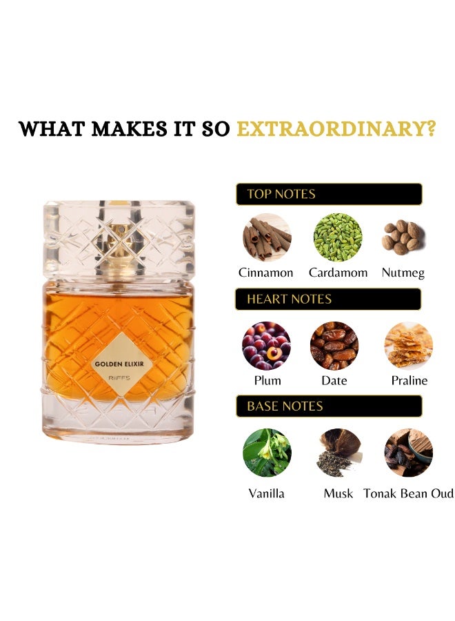 RIIFFS Golden Elixir Edp - 100ml - Image 3