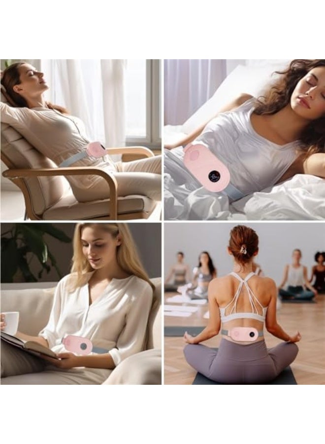 ماركة غير محددة وسادات حرارية من أزونى، وسادة حرارية محمولة لتخفيف آلام الظهر، وسادة خصر مدفأة لتخفيف آلام الدورة الشهرية بسرعة مع 3 مستويات حرارة و3 أوضاع تدليك، وسادة حرارية للظهر أو البطن، هدايا مثالية للنساء  - Image 5