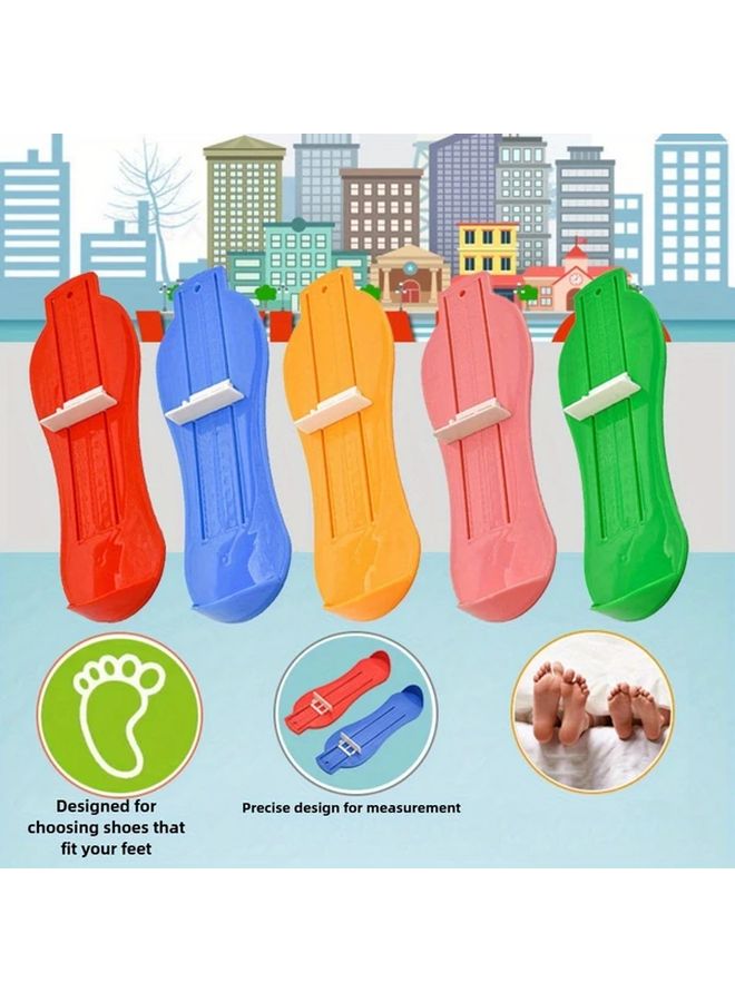 أداة قياس عالمية لمقاسات القدم بحجم العائلة 1 قطعة لون عشوائي للرجال والنساء للأحذية - Image 3