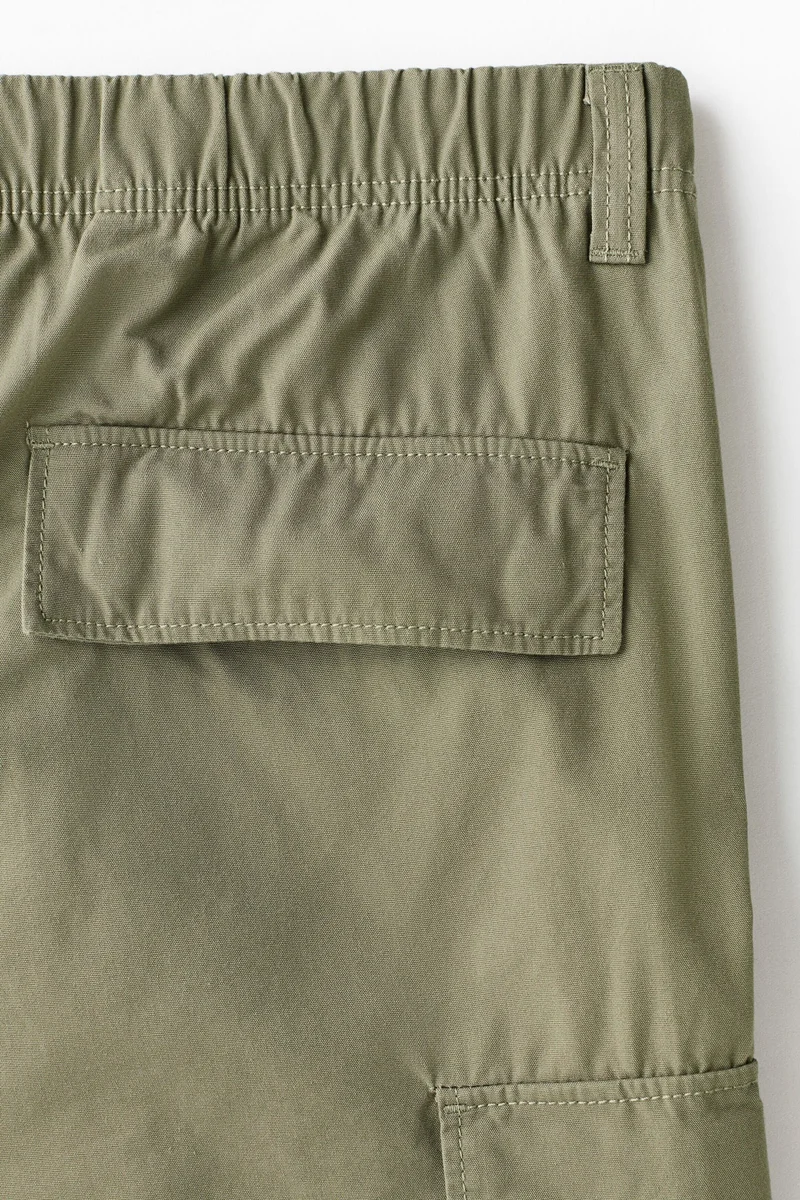 H&M  Relaxed Fit Cotton cargo trousers for Men | Best Price UAE