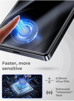 glassology 2Pack Samsung Galaxy S25 Ultra Screen Protectors 6.8-Inch HD Clear, 3D Curved Design, Full Coverage, Scratch Resistant, Easy to Apply with Installation Frame, Case Friendly  - Image 5