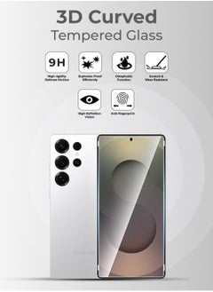 glassology 2Pack Samsung Galaxy S25 Ultra Screen Protectors 6.8-Inch HD Clear, 3D Curved Design, Full Coverage, Scratch Resistant, Easy to Apply with Installation Frame, Case Friendly  - Image 2