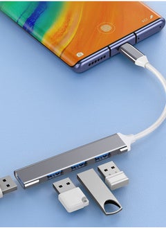 Excefore USB 3.0 Hub, Splitter Mini C Hub Extensions, Ultra-Slim Data for MacBook Pro/Air 2023, iMac, Surface Pro, XPS, PS5, PC, USB Flash Drive,Mobile HDD (Grey C)  - Image 2