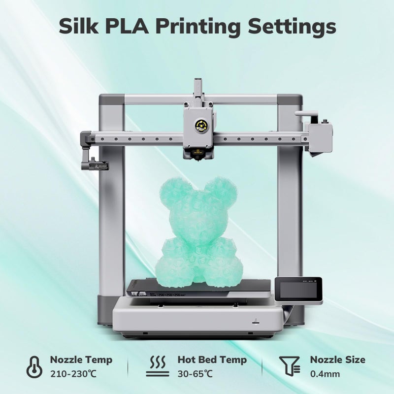 AMOLEN 3D Printer Filament Crystal PLA Transparent 1.75mm, Crystal Green Clear Printing, Low Warping & No-Bubbles, Dimensional Accuracy +/- 0.02 mm, Fits Most FDM 3D Printers, 1kg Spool(2.2lbs) - Image 3